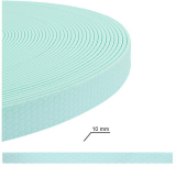 Bullyzei Kurzführer PVC 10mm x 15m mit Schlaufe, Pastellblau